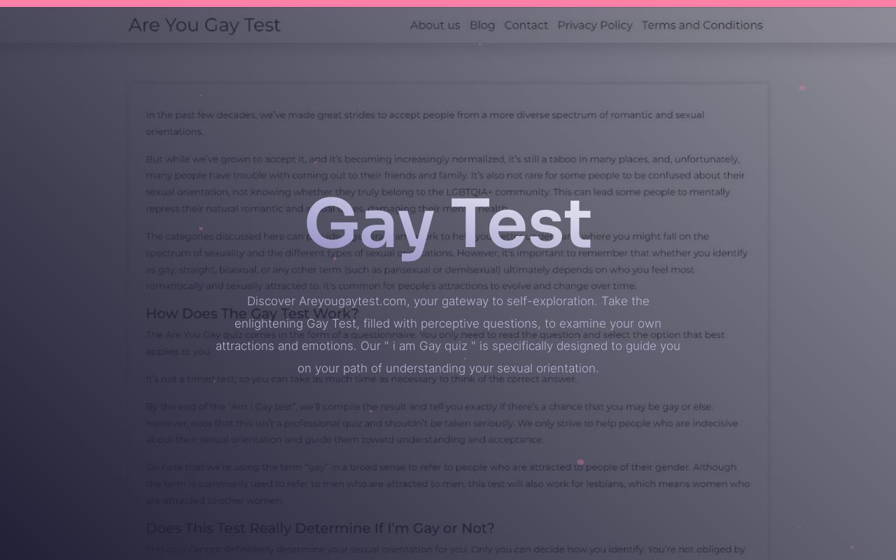 Gay Test